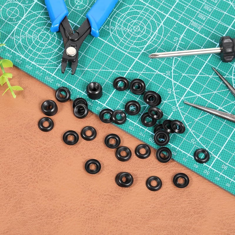 Bruislard 200 Pcs #8 Countersunk Finish Washers Stainless Steel Cup Washer Stainless Finishing Washers(Black) - Image 3